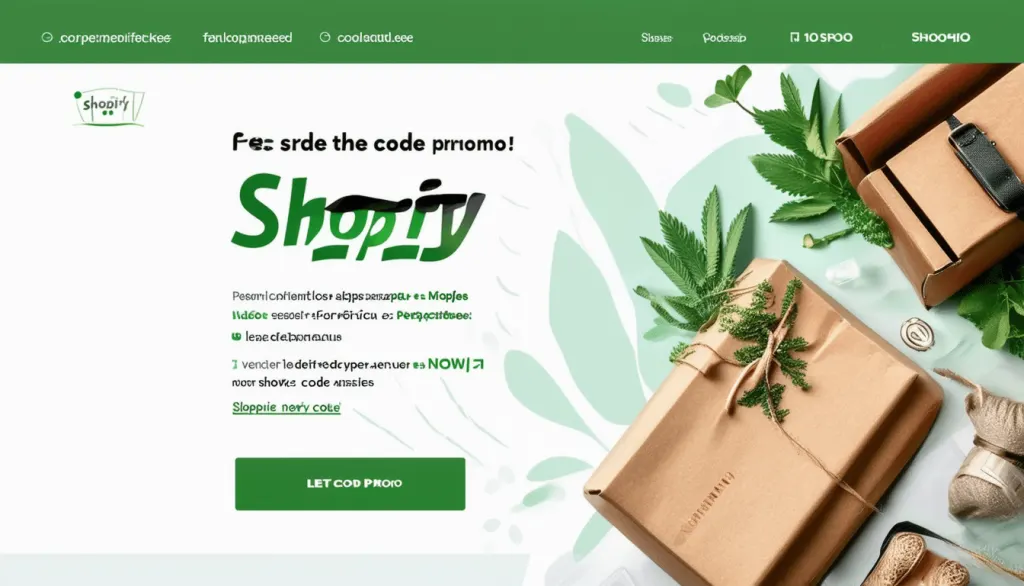 Code promo Shopify