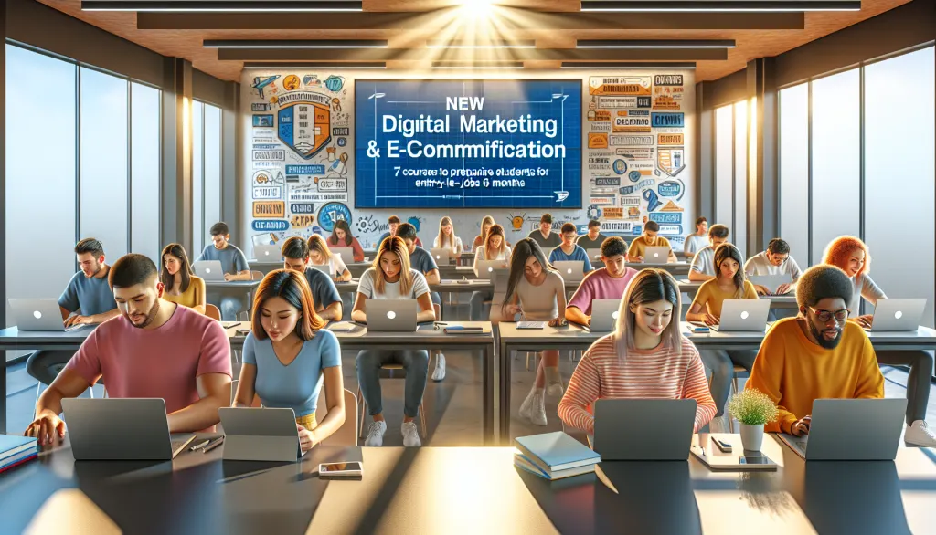 découvrez le nouveau certificat en marketing numérique et e-commerce de google, composé de 7 cours conçus pour préparer les étudiants à des emplois de débutant en seulement 6 mois. formez-vous aux compétences indispensables pour réussir dans le monde digital et boostez votre carrière avec ce programme complet et accessible.