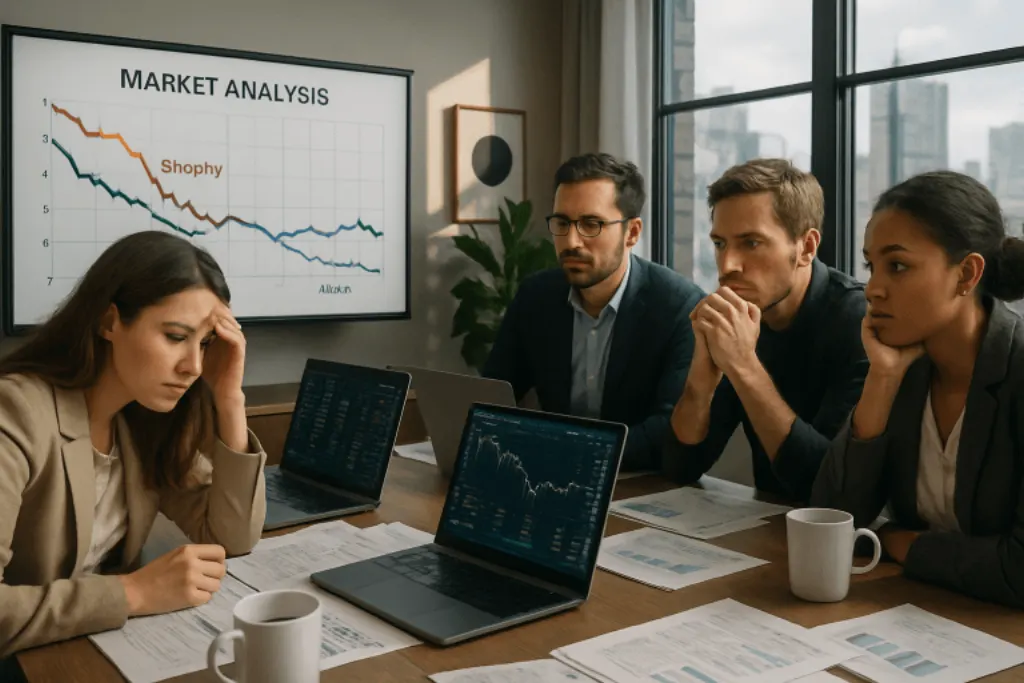 découvrez comment shopify (shop) connaît une baisse plus marquée que celle du marché, avec une analyse des facteurs clés à prendre en compte pour comprendre cette tendance. restez informé des impacts sur l'e-commerce et les perspectives futures.