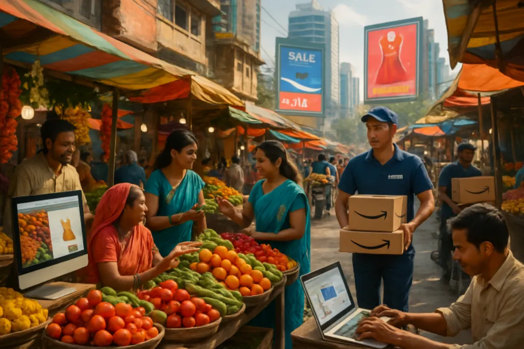découvrez comment amazon investit 233 millions de dollars pour stimuler le commerce en ligne en inde, une initiative qui promet de transformer le paysage numérique et d'accélérer la croissance des entreprises locales.