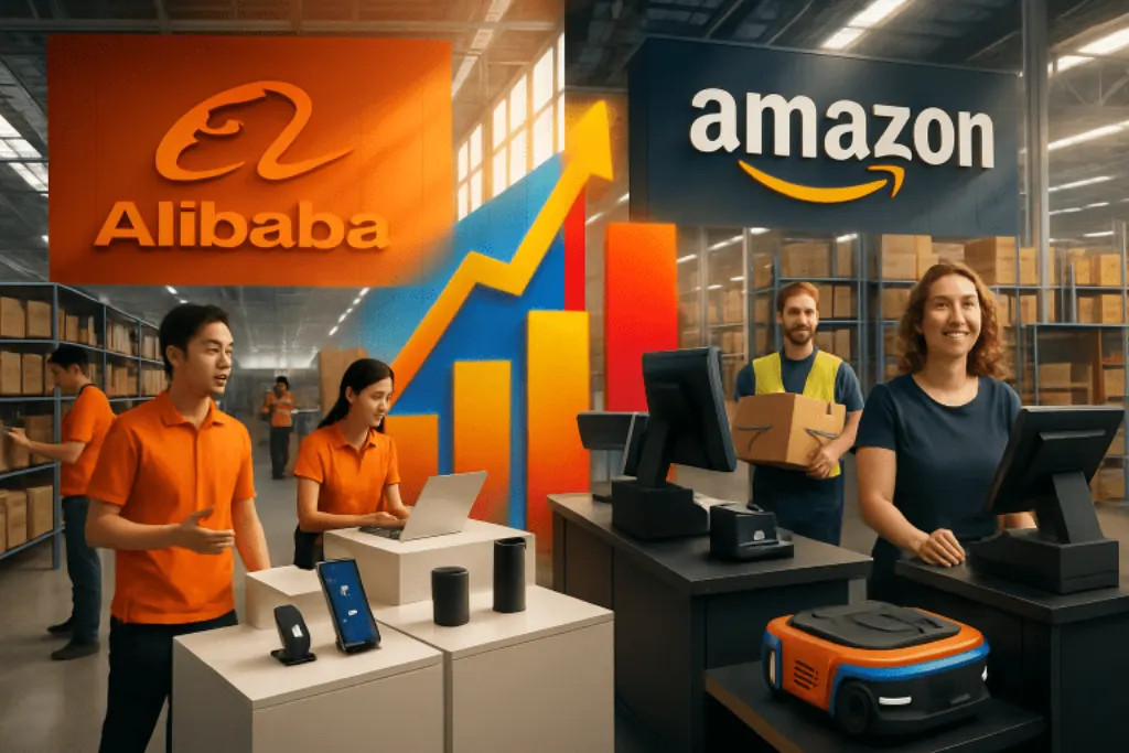 découvrez les enjeux passionnants du marché de l'e-commerce avec notre analyse comparative entre alibaba et amazon. quel géant possède le plus de potentiel avant la publication des résultats du deuxième trimestre ? plongez dans les stratégies, performances et perspectives de ces leaders pour anticiper l'avenir de leurs entreprises.