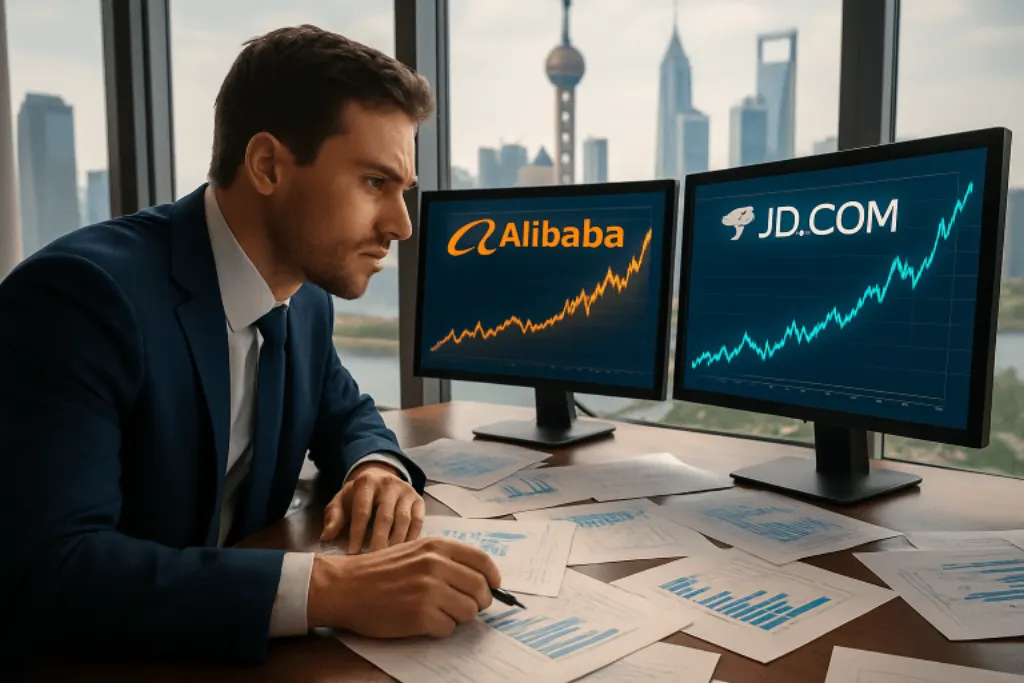 découvrez notre analyse approfondie comparant alibaba et jd.com, deux géants du commerce en ligne chinois. quel investissement présente le meilleur potentiel de hausse ? explorez les tendances du marché, les performances financières et les perspectives d'avenir pour faire un choix éclairé.