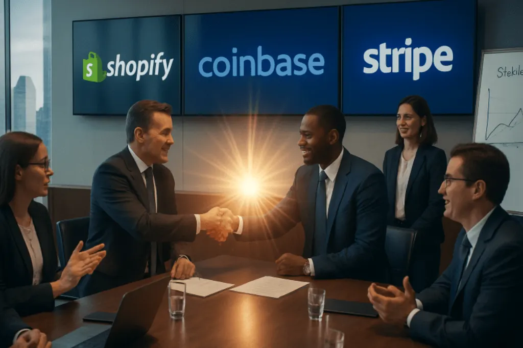 découvrez comment shopify, en collaboration avec coinbase et stripe, révolutionne le commerce en ligne grâce à un accord historique sur les stablecoins, offrant ainsi de nouvelles opportunités de paiement sécurisées et rapides pour les entrepreneurs et les clients.