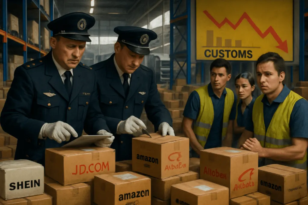 découvrez comment les principaux acteurs de l'e-commerce chinois font face à une répression douanière récente, affectant leurs activités à l'international selon plusieurs rapports.