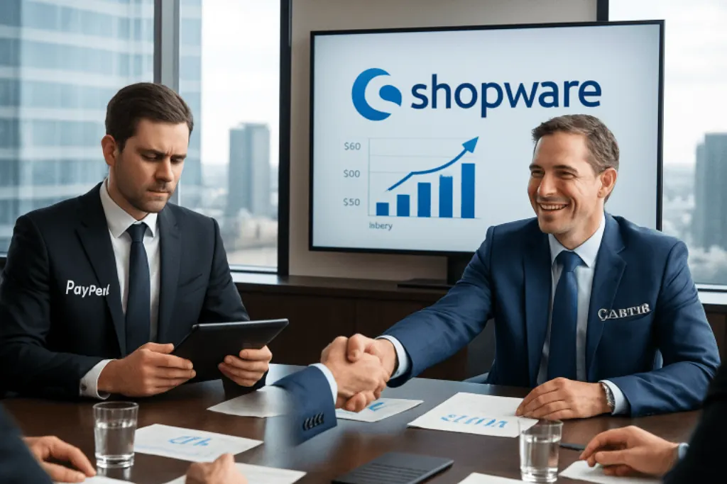 découvrez comment paypal envisage d'acquérir la participation de carlyle dans shopware, une entreprise de e-commerce, afin d'étendre sa présence dans le secteur du commerce en ligne.