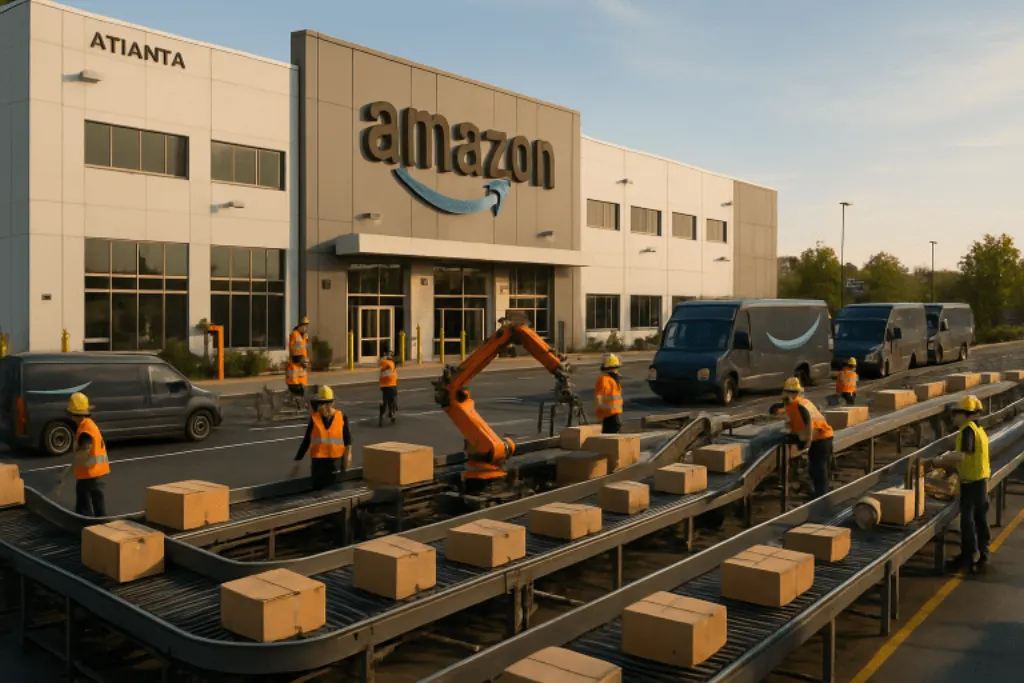 amazon demande une exonération fiscale de 16 millions de dollars pour convertir son entrepôt d'atlanta en un centre de tri de colis, optimisant ainsi la logistique et la distribution dans la région.