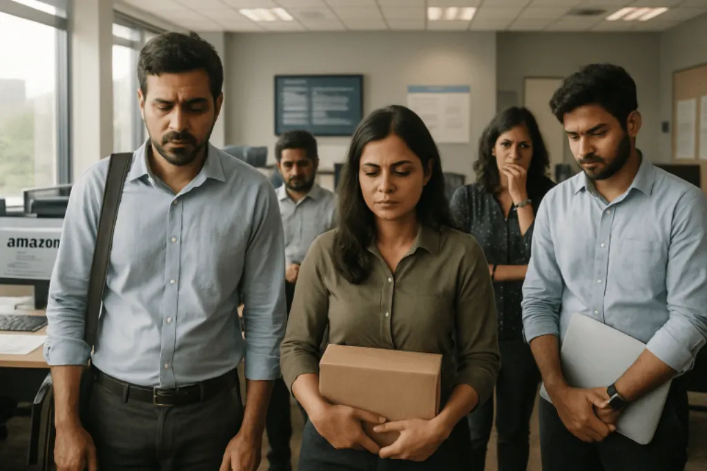 découvrez les détails des récents licenciements chez amazon, impactant particulièrement les employés basés en inde, dans le cadre de la suppression de 16 000 postes par le géant du commerce en ligne.