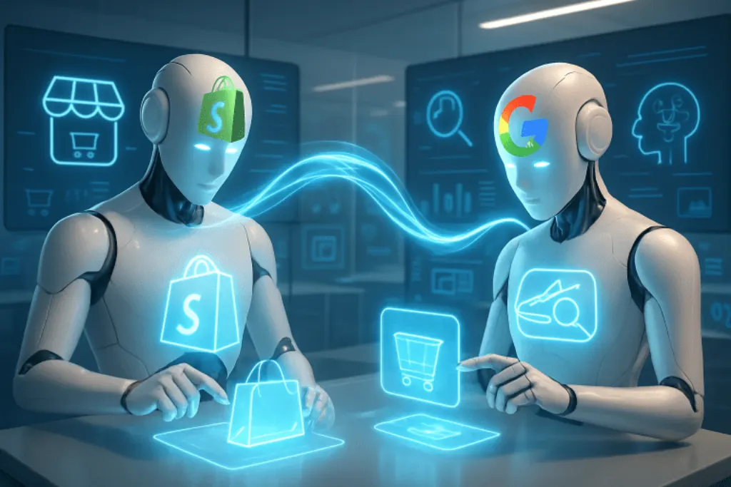découvrez comment shopify et google unissent leurs forces pour connecter les agents ia via ucp, offrant une expérience de commerce fluide et sans friction.