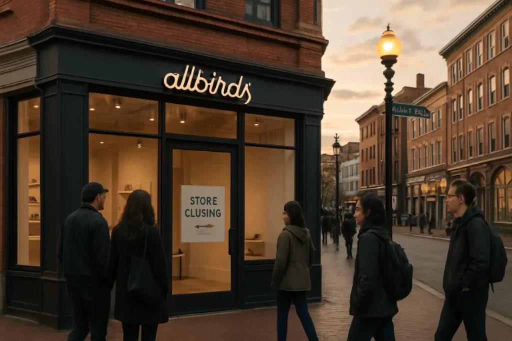 allbirds ferme sa boutique emblématique à harvard square afin de se concentrer pleinement sur le développement de son commerce en ligne et offrir une expérience digitale améliorée à ses clients.