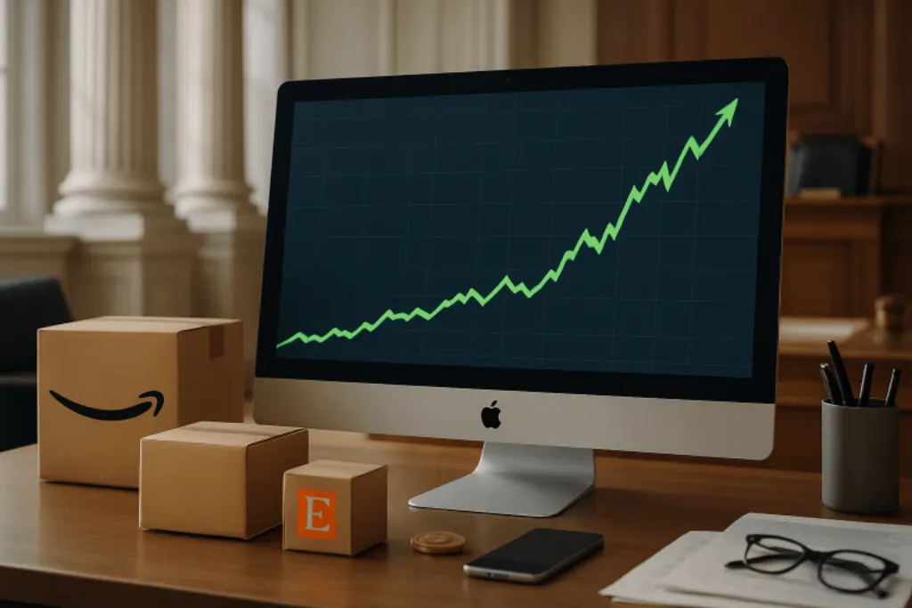 découvrez comment amazon, etsy et d'autres actions e-commerce ont bondi suite à la décision de la cour suprême annulant les tarifs de trump, impactant positivement le marché en ligne.