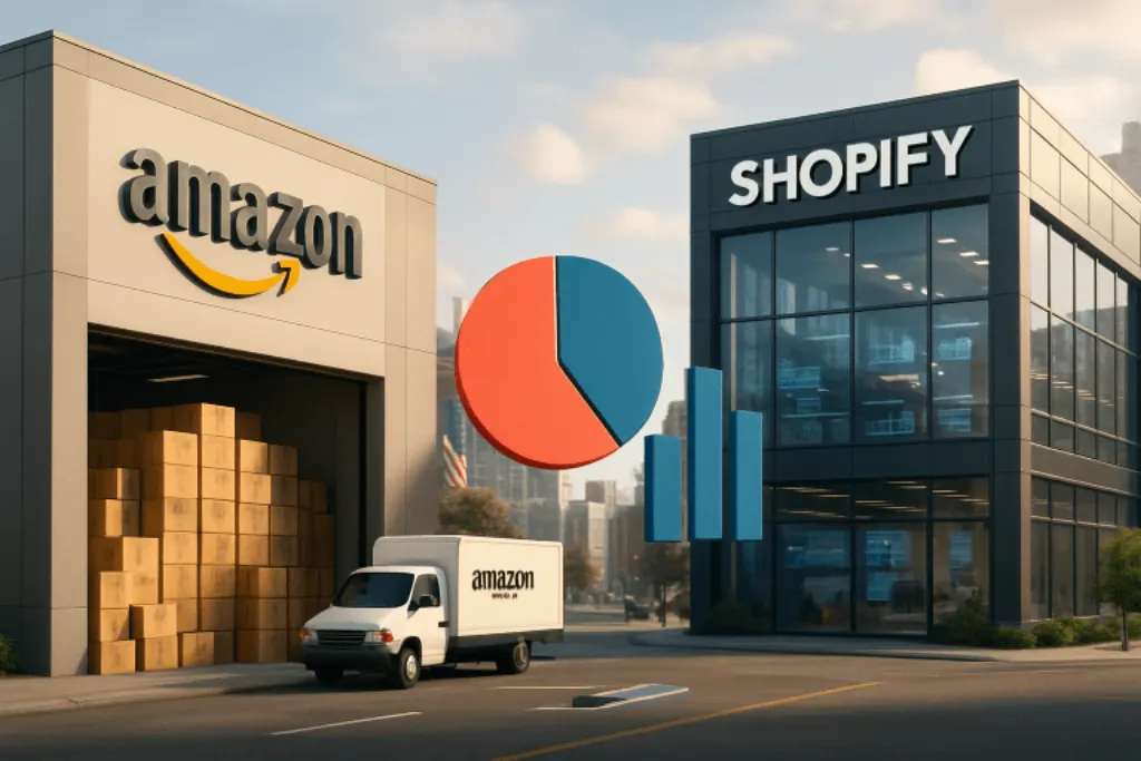 découvrez comment amazon et shopify ont pris le contrôle de la moitié du marché du commerce en ligne aux états-unis, révolutionnant ainsi le secteur et redéfinissant les habitudes d'achat des consommateurs.