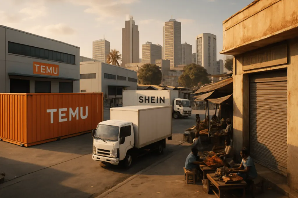les géants chinois du e-commerce temu et shein étendent leur présence en afrique, profitant du recul de jumia qui se retire d'un nouveau marché africain, transformant ainsi le paysage du commerce en ligne sur le continent.