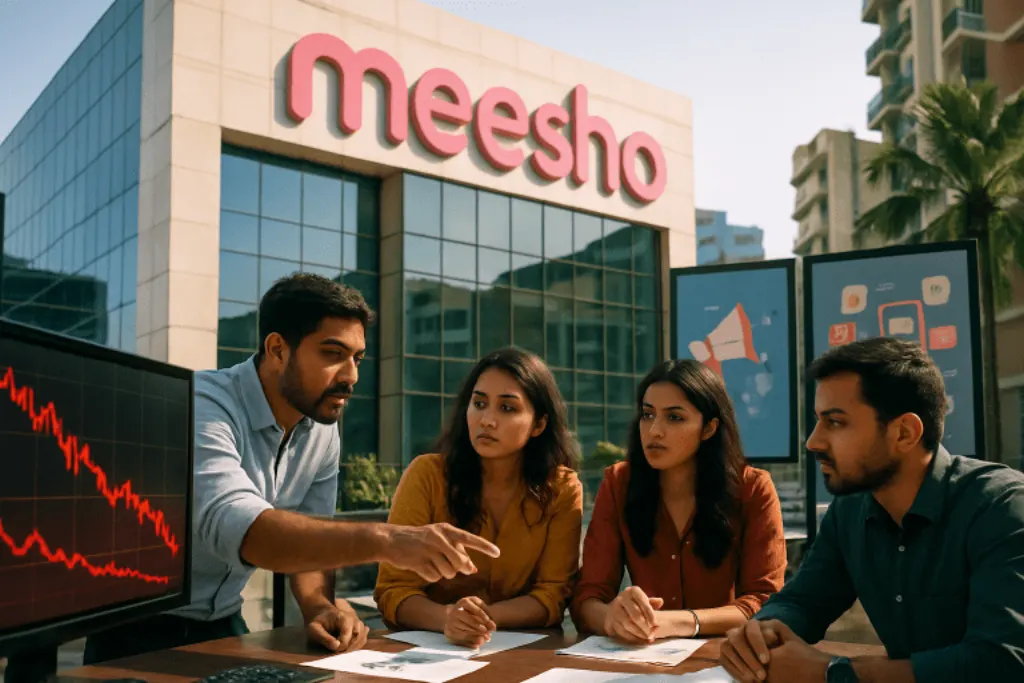 meesho, la firme indienne de commerce en ligne, enregistre une hausse significative de ses pertes trimestrielles suite à l'intensification de ses campagnes marketing.