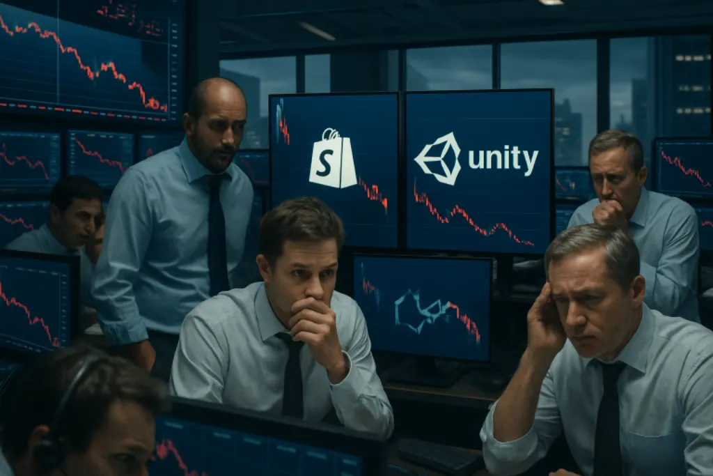 découvrez comment les marchés réagissent aux pressions sur shopify et unity, analysant les inquiétudes des investisseurs et les perspectives d'avenir de ces géants de la tech.