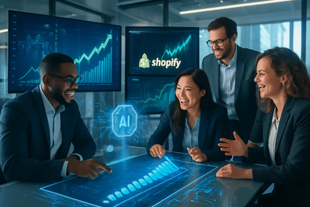 découvrez comment shopify (shop) accélère la croissance de son gmv grâce à une intégration renforcée de l'ia, offrant des opportunités d'investissement stimulantes.