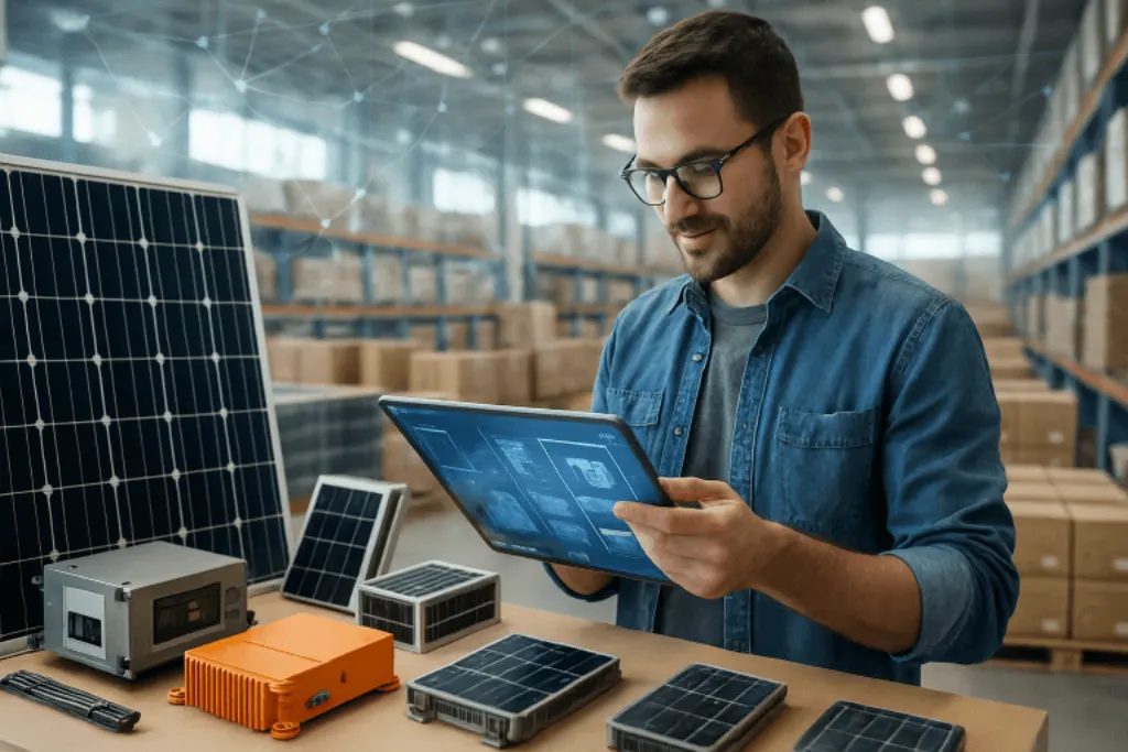 découvrez comment la vente de composants solaires se transforme grâce au digital direct dans notre revue hebdomadaire du e-commerce.