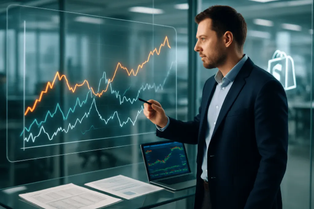 analyse complète de la valorisation de shopify (shop) suite à des résultats financiers mitigés mais des bénéfices élevés, explorant les perspectives et les risques pour les investisseurs.